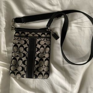 Black Coach Crossbody Purse
